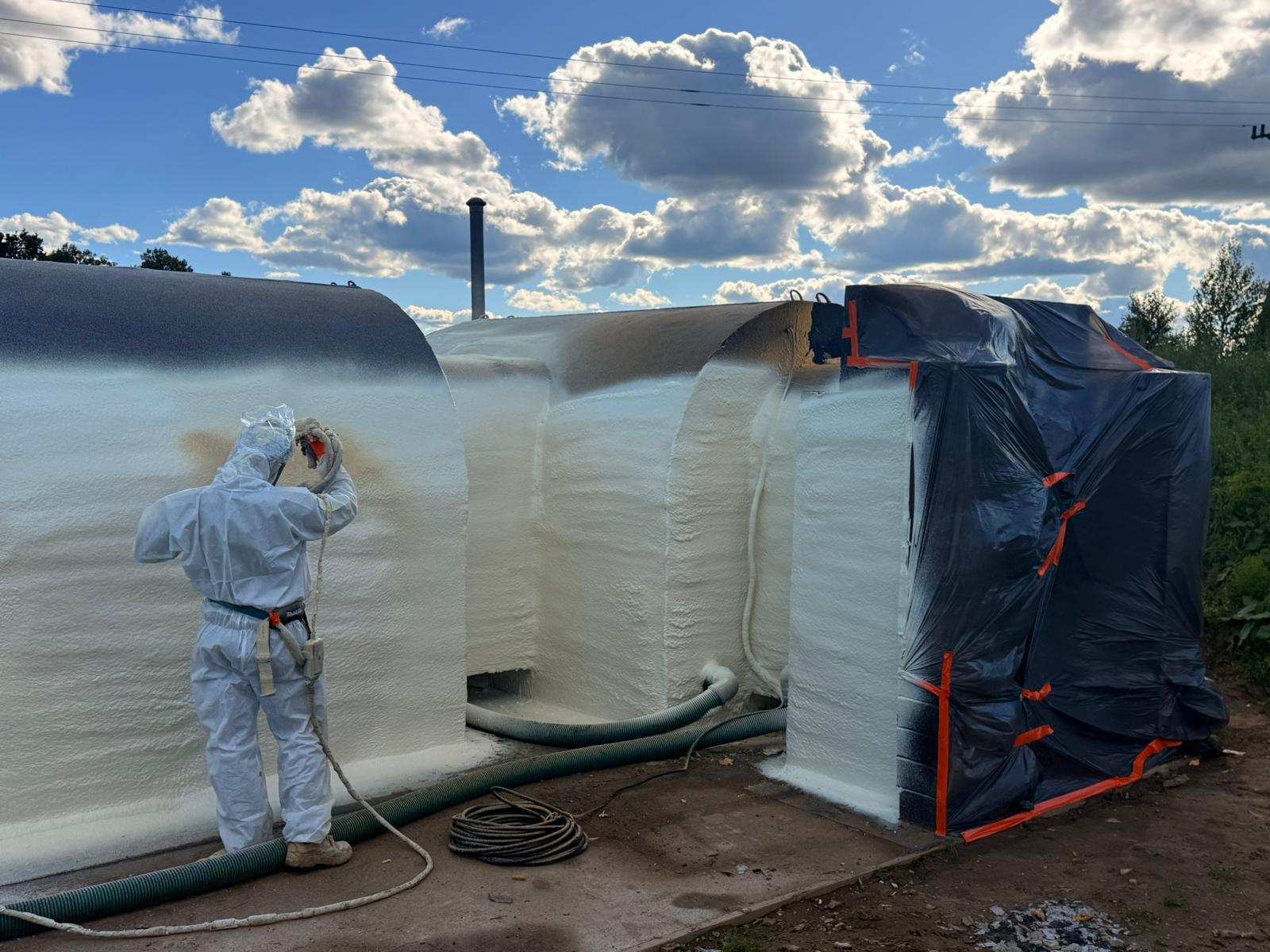 Izolacja piwniczek / schronów — realizacja SEPUR nr 10