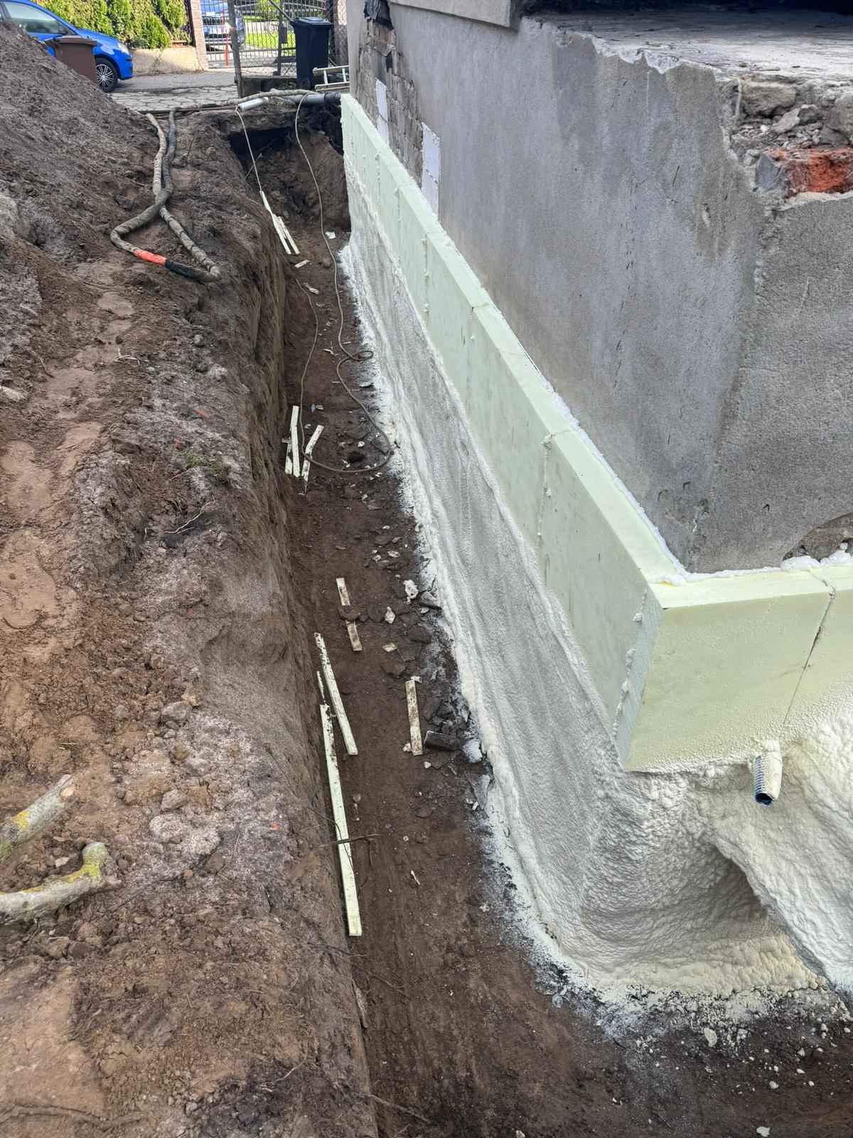 Izolacja fundamentów — realizacja SEPUR nr 11