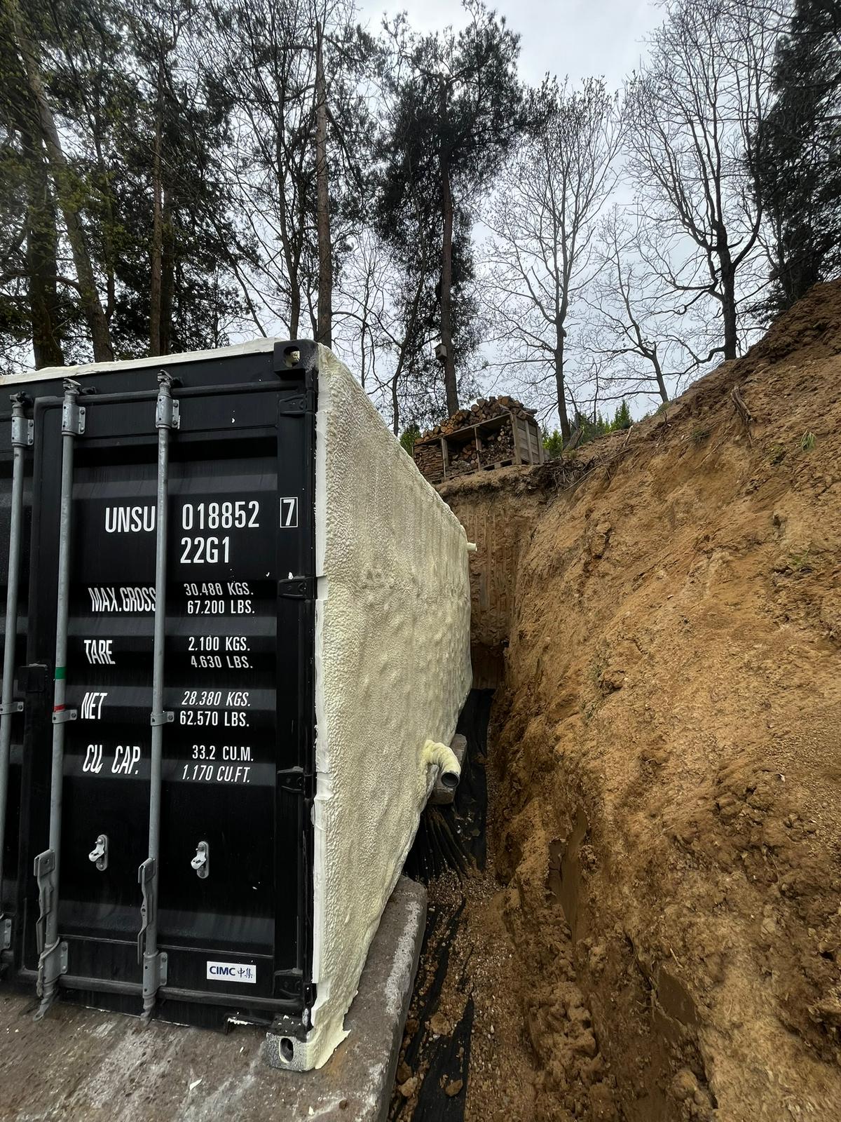 Izolacja kontenera morskiego — realizacja SEPUR nr 12